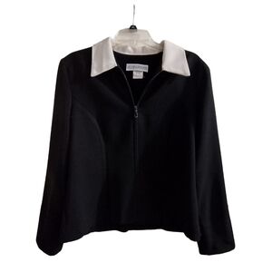 Vintage 80's Jessica Howard black cropped jacket/blazer